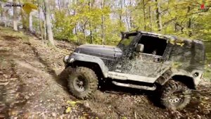Jeep Wrangler на резине JOURNEY CLAW 33x12.5 R15 в бездорожье