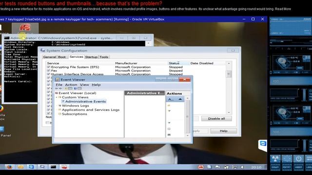 Tech- scammer thinks that there are "foreign hackers" on my (key-logged) VM! смотреть онлайн