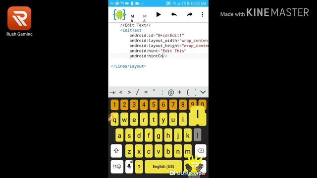 How to code EditText (in aide android studio) By HandSlapStudios смотреть онлайн
