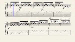 Etude No.15 Op.60 - Carcassi, Matteo (1792 - 1853) - Tablature