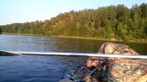 Река Березина, сплав на Байдарке Щука 2016