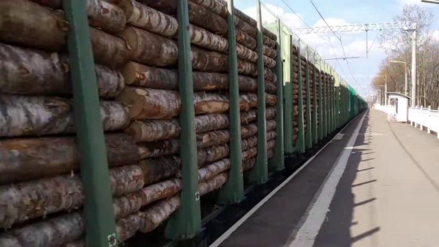 Электровоз ВЛ10-1733 с грузовым поездом смотреть онлайн