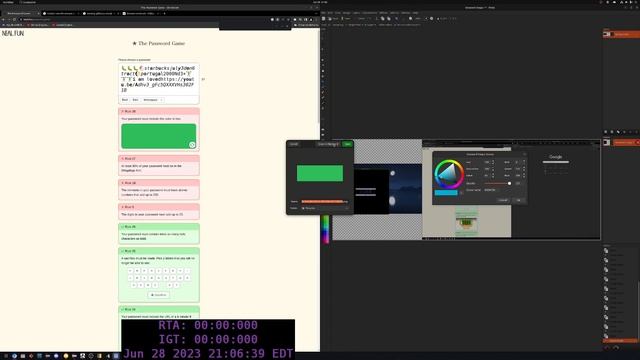 The Password Game Speedrun - Final Password in 1:43:45 смотреть онлайн