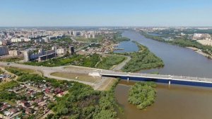 Омск с высоты птичьего полета - 2021. [4K]