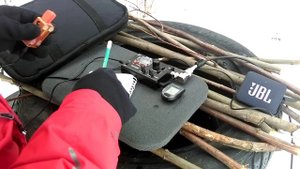 Прогулка с мини QRP трансивером SW-3B и антенной JPC-7(PAC-12)