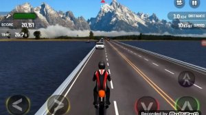 Обзор игры moto race traffic часть 2