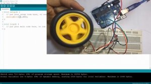 Arduino Tutorial for Beginners - Analog Signal Output (PWM) (Control Speed of DC Motor)