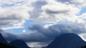 time lapse Mountains Troms, Norway