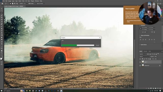 How to Use Path & Spin Blur in Photoshop to Level up Your Car Photos смотреть онлайн
