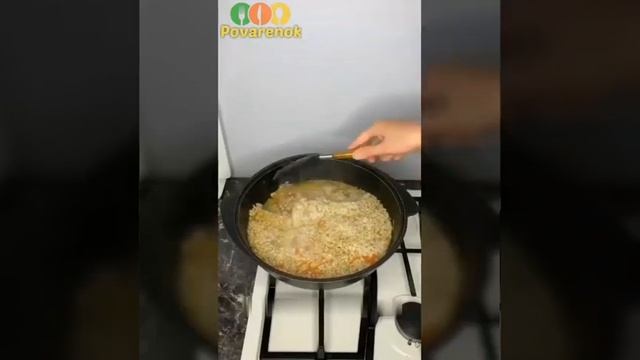 узбекский плов как готовится  #пловкакготовится#готовитьплов#кухня#еда#блюда#поваренок#рис#ПЛОВ