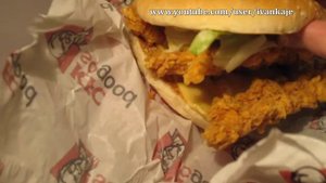 KFC Биггер Сендвич Обзор еды из KFC Bigger