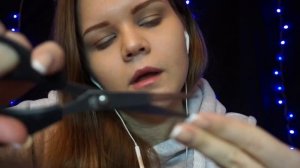 АСМР | Парикмахерская | Стрижка, Звуки ножниц | Движение рук, Звуки рта | ASMR Haircut