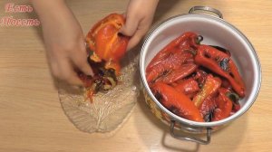 Cоус из перца и томатов ЛЮТЕНИЦА на зиму.