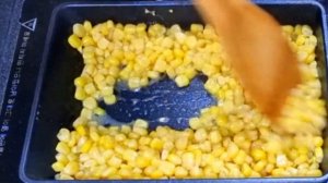 Вкусная закуска из консервированной кукурузы с сыром.(콩 치즈)