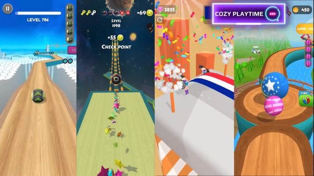 Going Balls vs Action Balls vs Flag Painters vs Fast Ball Jump - Android, IOS gameplay