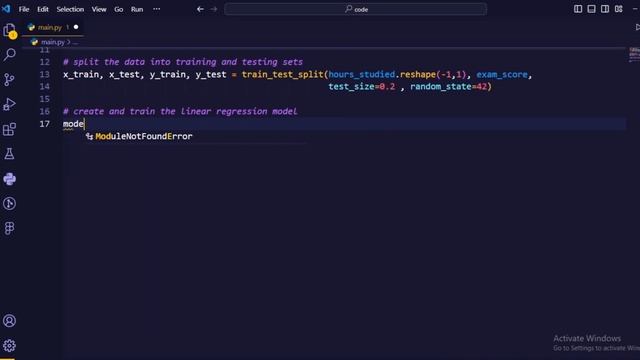 I Create Exam Score Predictor Machine Learning Model Using Python