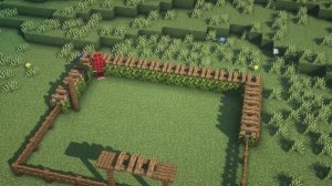 How to Build an Animal Pen in Minecraft | Tutorial