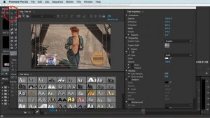 Как добавить картинку в титры Premiere Pro