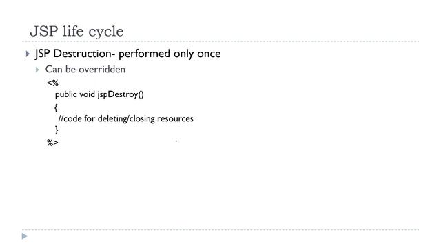 J1 JSP Introduction, implicit objects смотреть онлайн