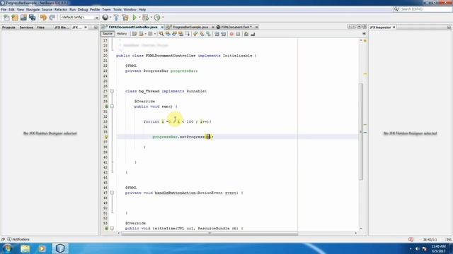 Java Fxml Progress Bar Demo смотреть онлайн