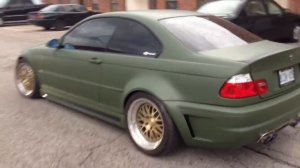 Matte military green BMW M3 by Restyle It - Wrapped to Perfection