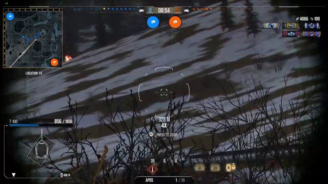 WOT CONSOLE PS4 / T-100 / Modern Armor / Gameplay / 8 Kills смотреть онлайн