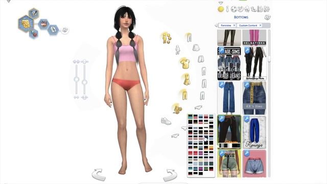 sims 4 alt girl lookbook!! смотреть онлайн