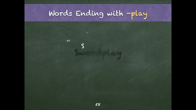 Words Ending with -ay