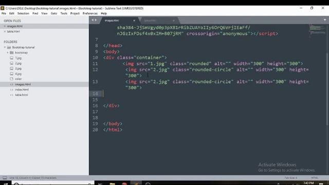 Bootstrap 4  : images