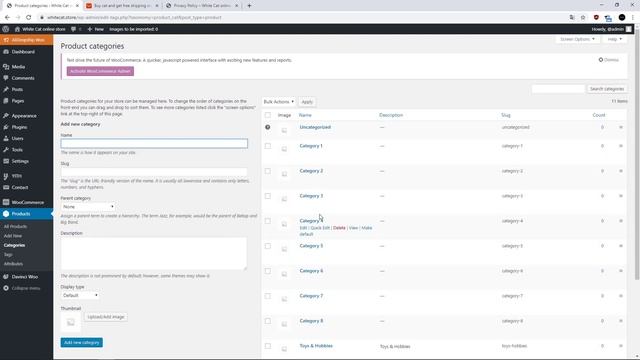 Дропшиппинг на WordPress: учимся удалять товары и категории