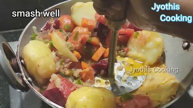 ?Mumbai Street style Pav Bhaji recipe||with pav bhaji masala powder?Jyothis Cooking? смотреть онлайн