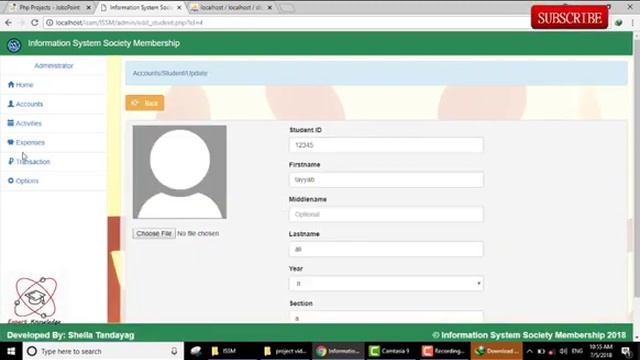Download Information System Society Membership Complete Project in PHP With Source code & Database