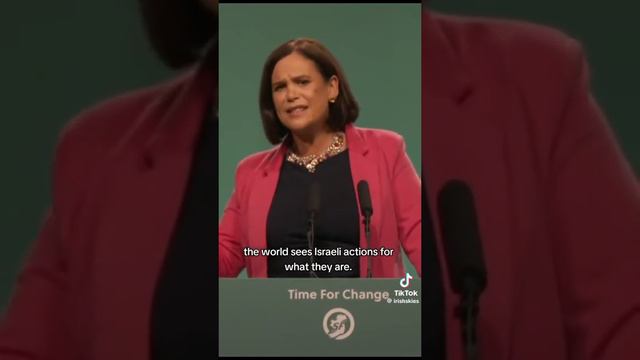 Ireland must refer Israel to the ICC - Mary Lou McDonald, President of Sinn Féin