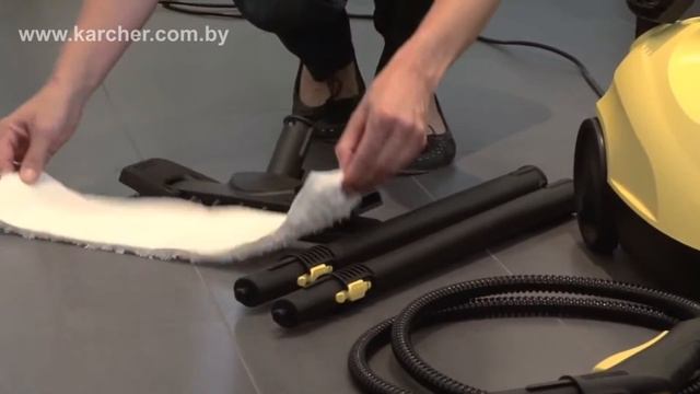 Очистка кафельного пола пароочистителем Керхер - karcher-stuttgart.by