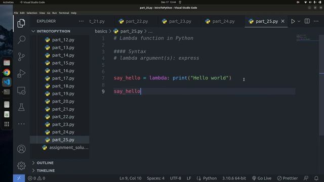 Lambda Functions | Anonymous Functions | Python Tutorial - Python Full Course 2023