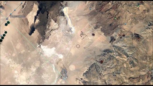 Странные объекты обнаружены в США в Калифорнии на снимках со спутника. USA. California.