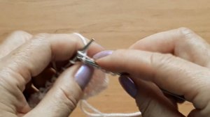 Кайма спицами.  "Ажурные зубчики "