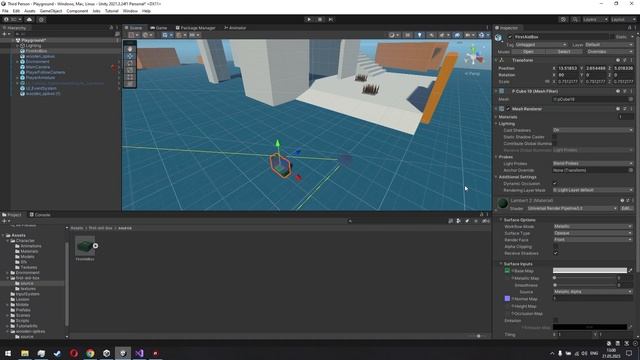 Как сделать свою первую игру на Unity | 3D платформер