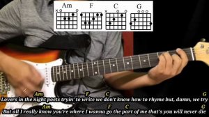 Always Remember Us This Way - Lady Gaga | Guitar Tutorial With Lyrics and Chords
