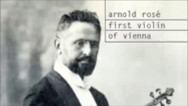 Arnold Rose plays Chopin Nocturne, Op. 9/2 (1910) смотреть онлайн