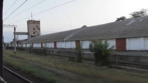Запорожье. Таврическ. Фёдоровка. «Каховское море». Вид из окна поезда №104