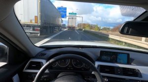 BMW 318 IA F30 2016 - POV TEST DRIVE