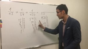 Как находить общий знаменатель трех дробей (Бұршақбаев Бекжан)