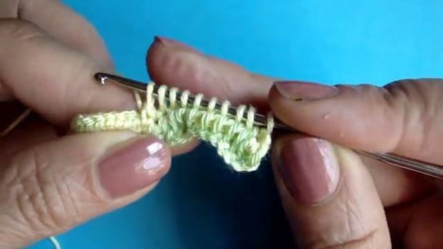 Irish lace pattern Как вязать листик - ирландское кружево Урок 312