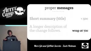 ArrrrCamp 2013 - More Git and GitHub Secrets by Zach Holman