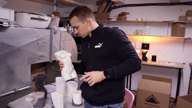 Как создать с нуля производство свечей или стартап в подсобке. Свечи из бетона. 24 grams. смотреть онлайн