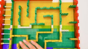 Огромный лабиринт из  LEGO для хомяка своими руками