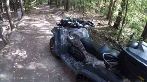 Осенняя покатушка на квадроциклах :CF MOTO X8  и STELS GUPARD 650