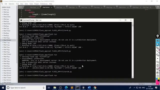FLASK Tutorial - Jinja PART B смотреть онлайн