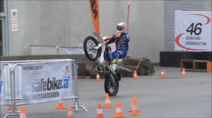 Dieter Rudolf auf KTM Freeride E - Custom Wheels Vienna 2018